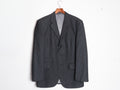 Vestón Carven gris oscuro a rayas — Talla 44