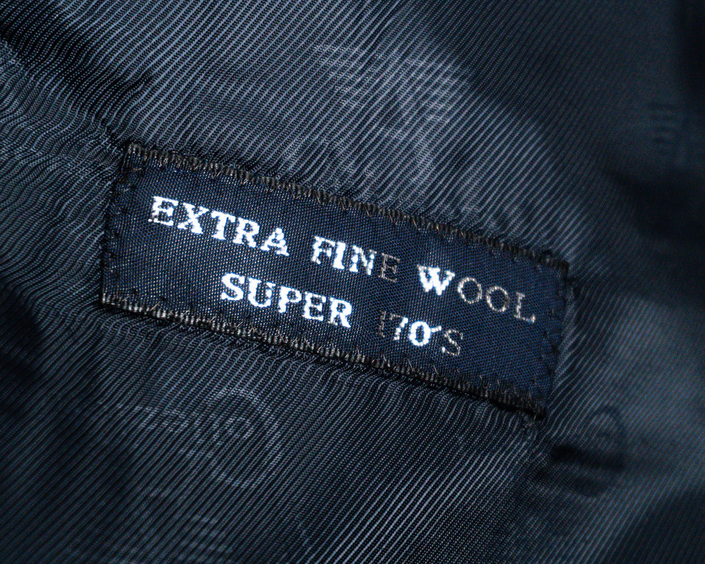 Vestón A Collezioni azul de lana Super 170’s — Talla 52