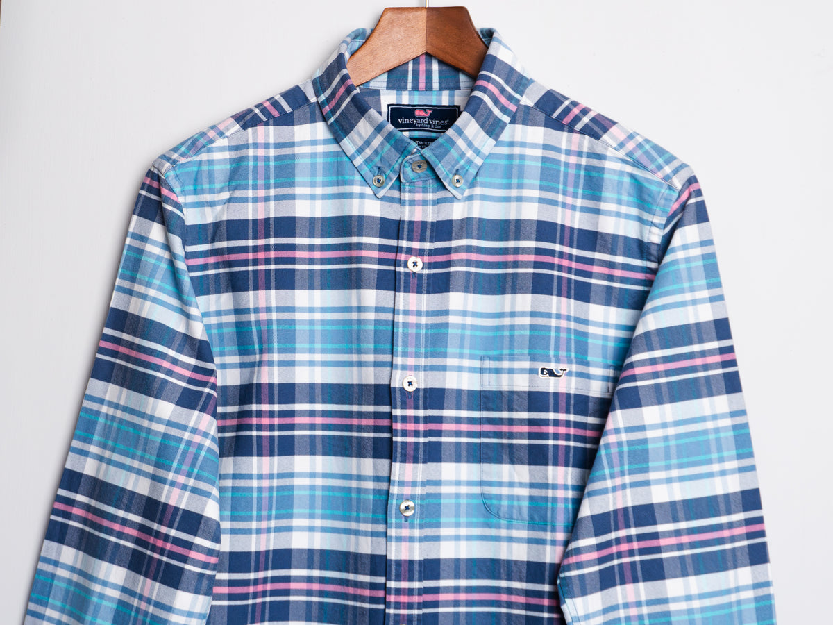 Camisa Vineyard Vines de cuadros — Talla S