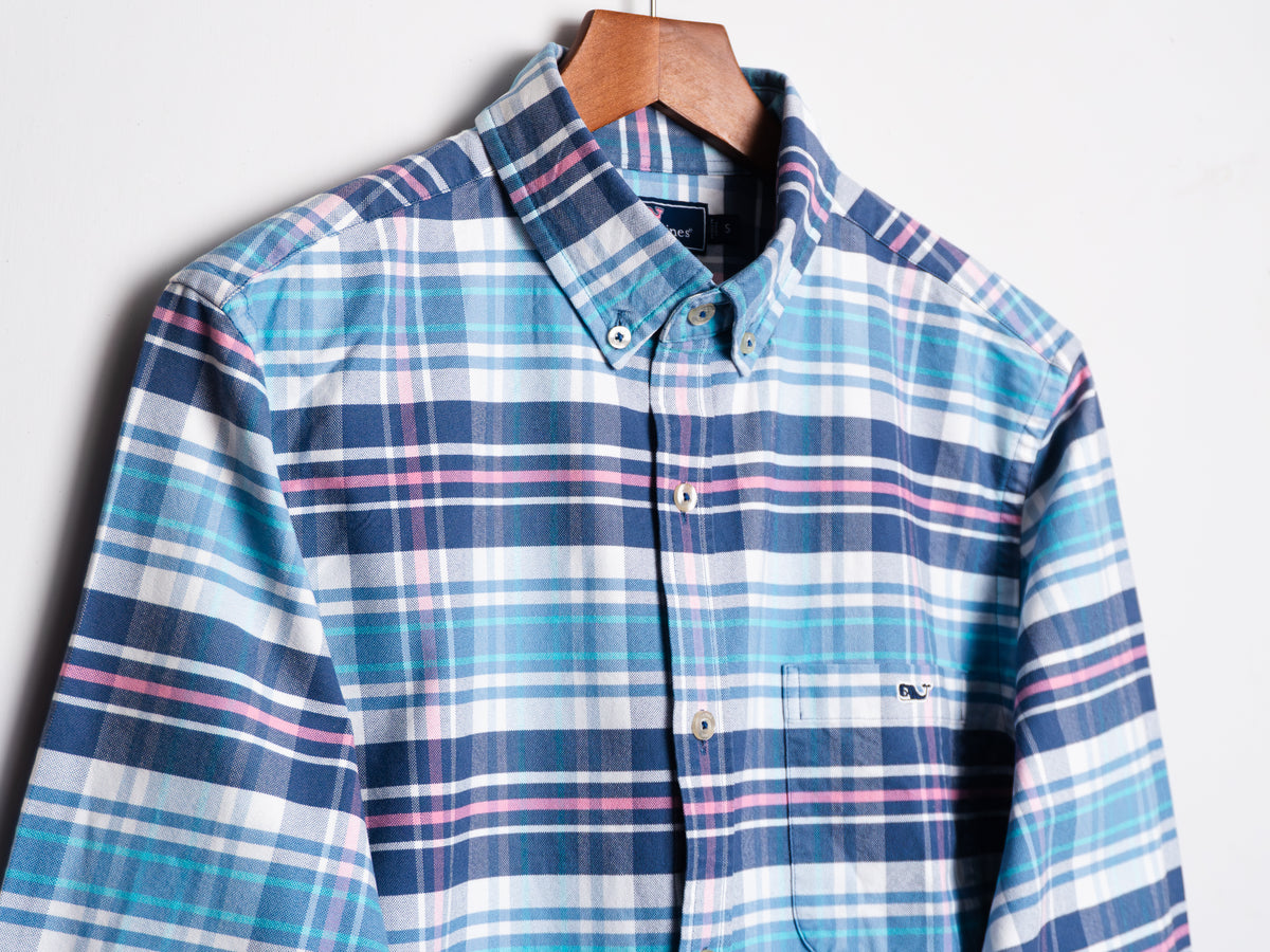 Camisa Vineyard Vines de cuadros — Talla S