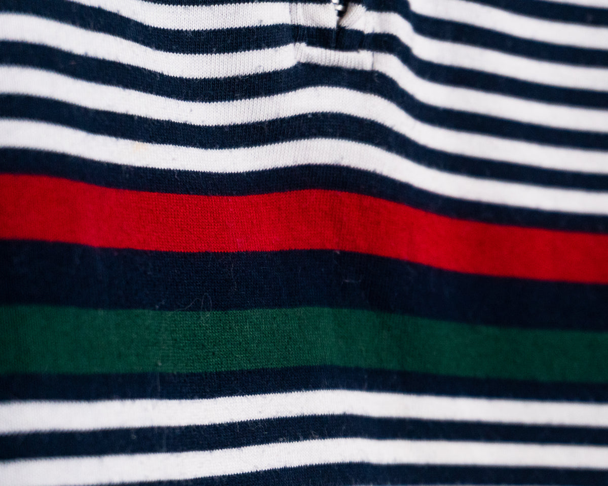 Polera polo Redgreen de rayas con cierre — Talla XL