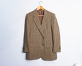 Vestón Brioni de tweed café — Talla EU 48 aprox.