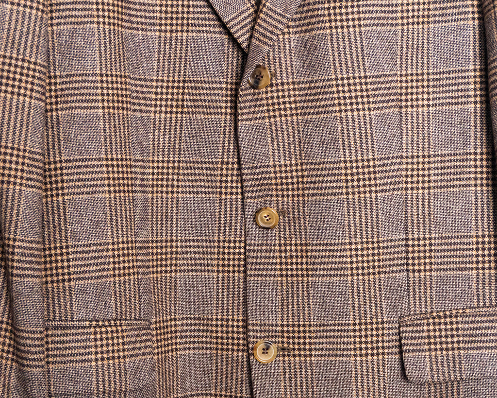 Vestón BOSS a cuadros con tejido Piacenza — Talla 50