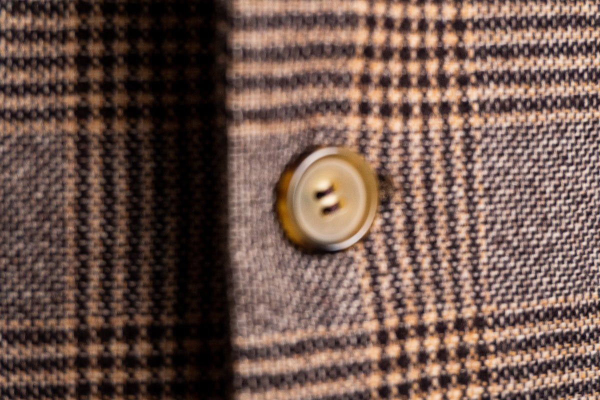 Vestón BOSS a cuadros con tejido Piacenza — Talla 50