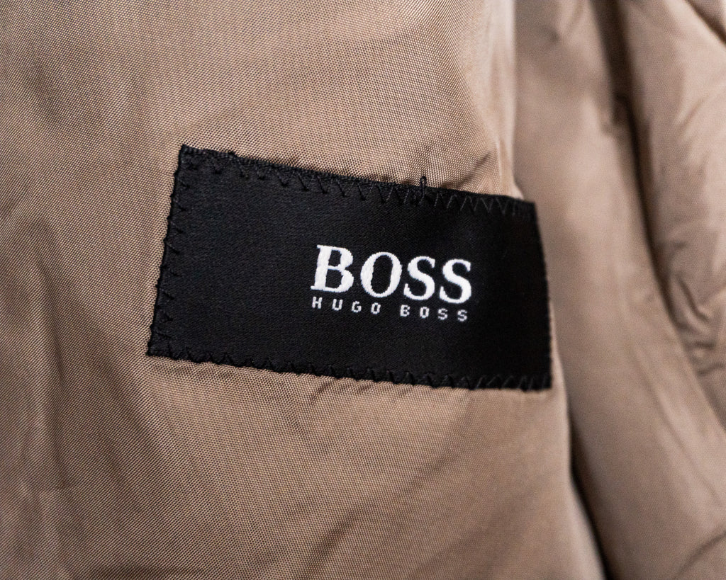 Vestón BOSS a cuadros con tejido Piacenza — Talla 50