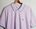 Polera polo Brooks Brothers rosa — Talla XL Slim Fit
