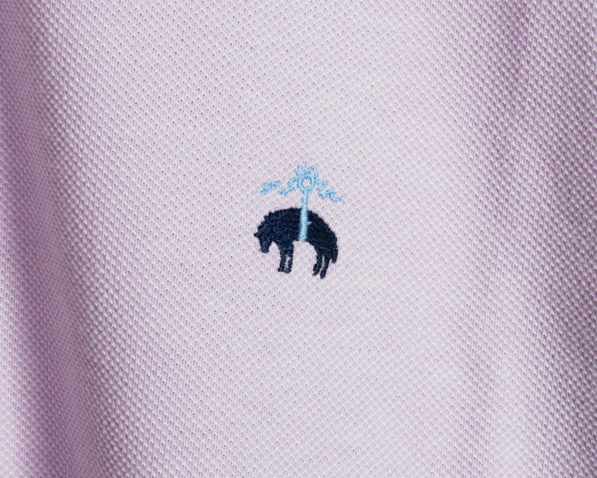 Polera polo Brooks Brothers rosa — Talla XL Slim Fit