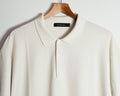 Polera polo Ermenegildo Zegna de algodón y seda — Talla XXL