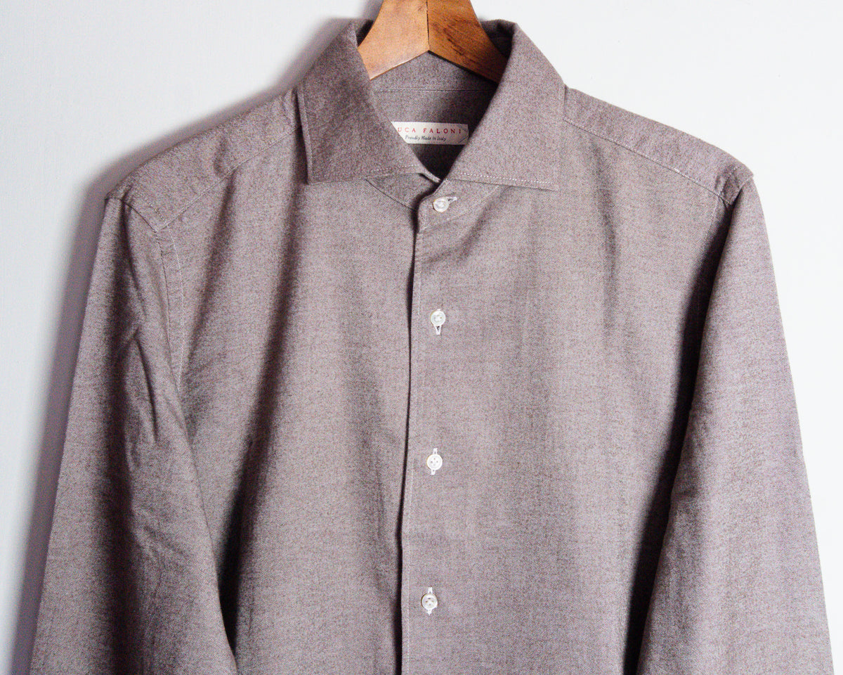Camisa Luca Faloni de algodón — Talla 15½