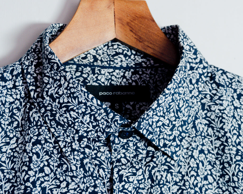 Camisa Paco Rabanne con estampado floral — Talla S