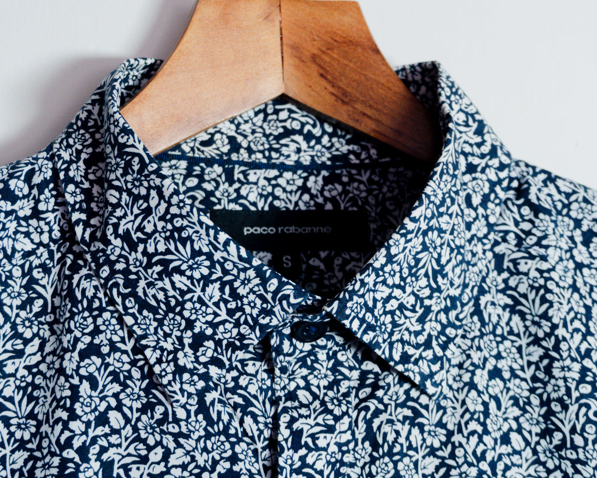 Camisa Paco Rabanne con estampado floral — Talla S