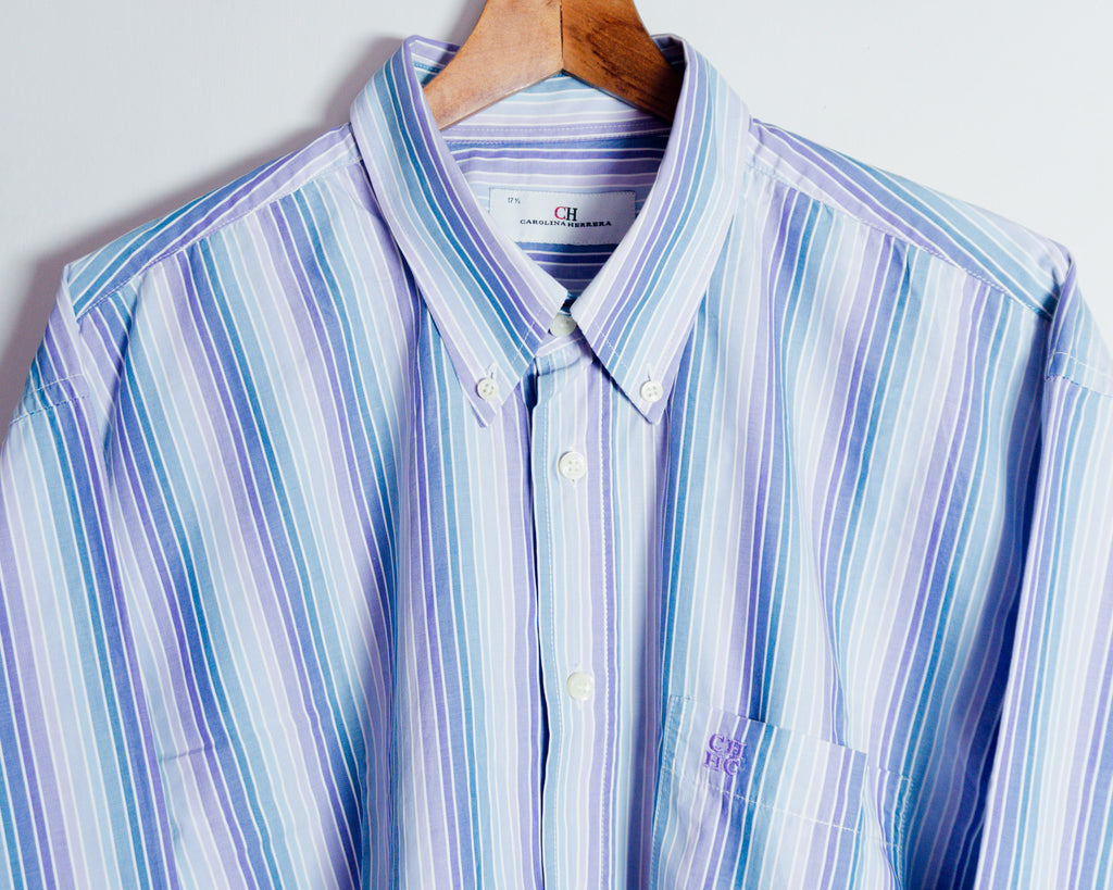 Camisa CH Carolina Herrera a rayas — Talla 17½
