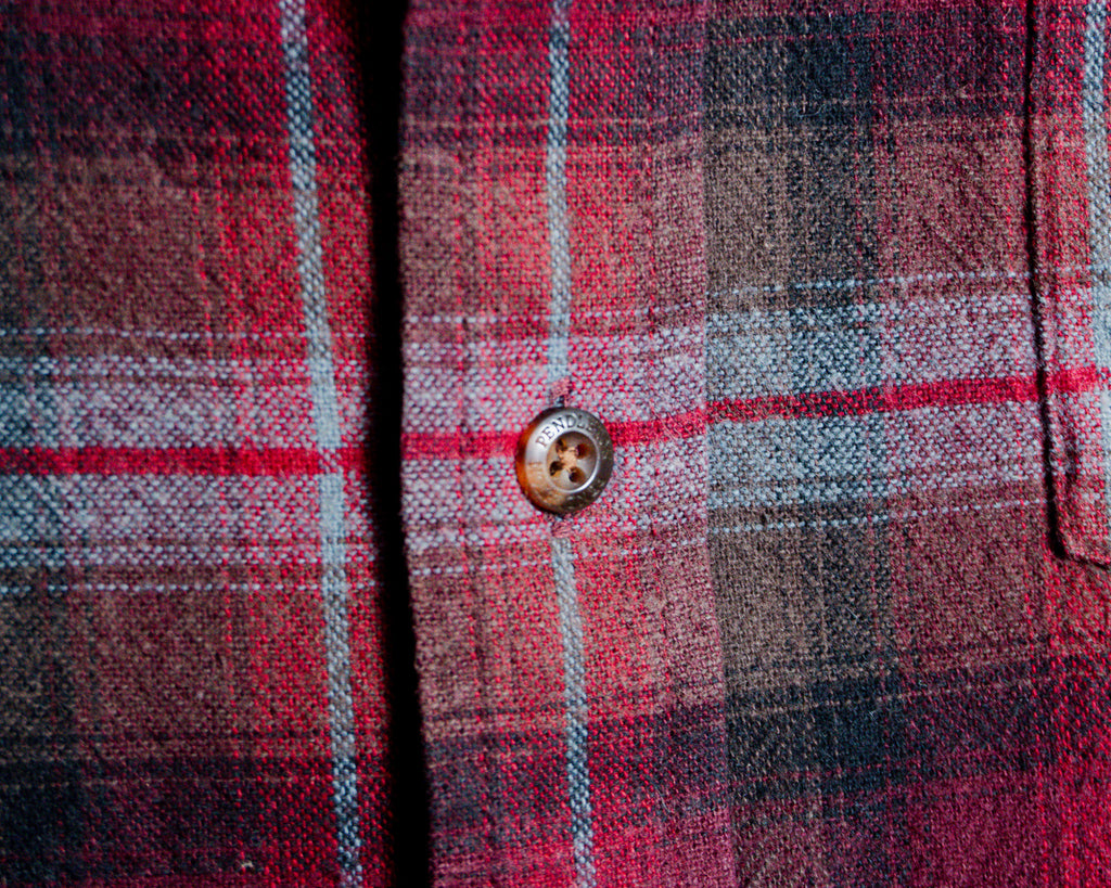 Camisa Pendleton Mason roja a cuadros — Talla XL