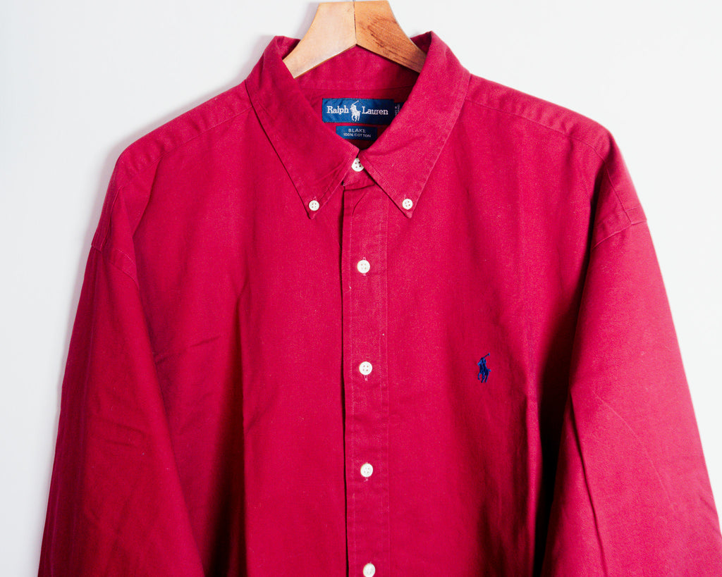 Camisa Ralph Lauren Blake roja — Talla XL