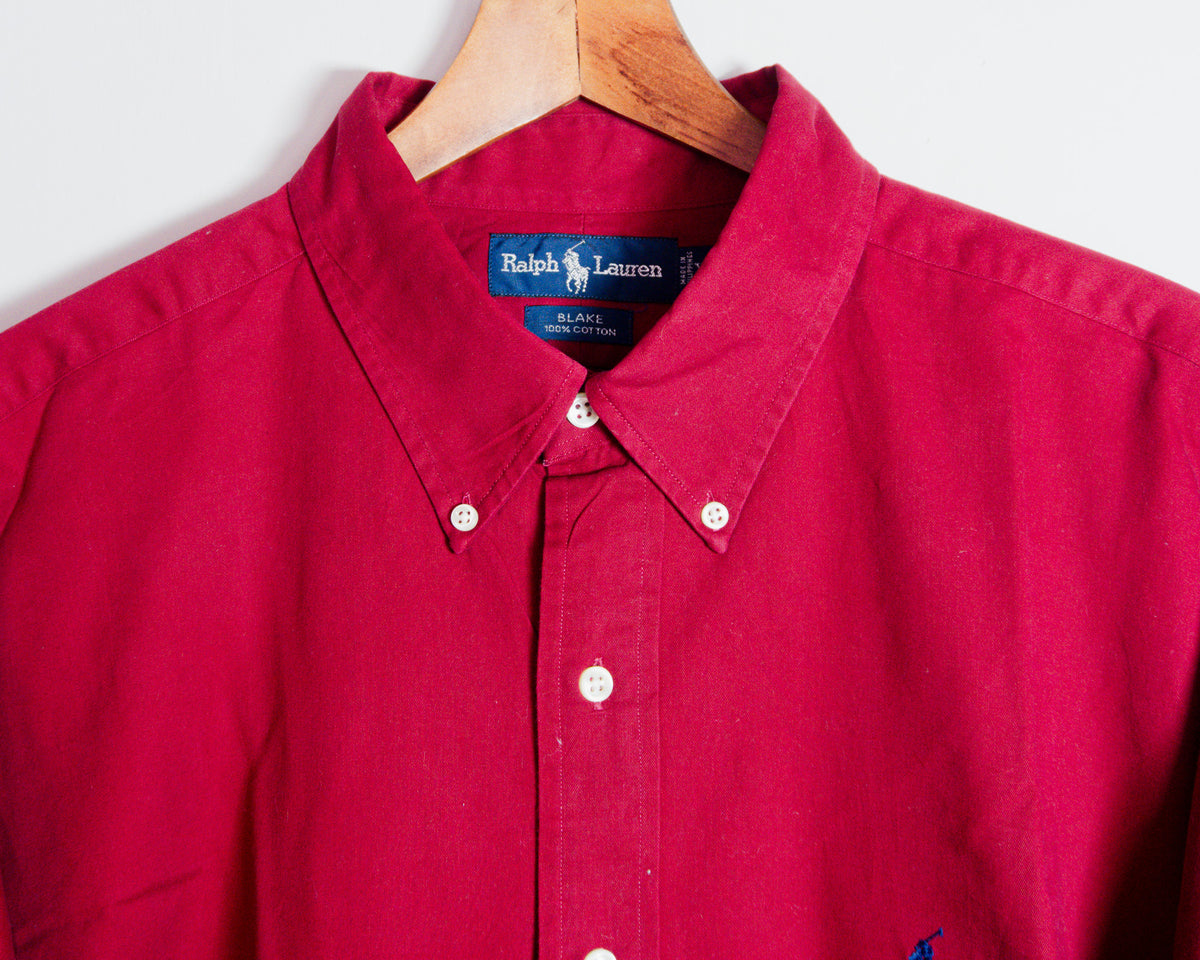 Camisa Ralph Lauren Blake roja — Talla XL