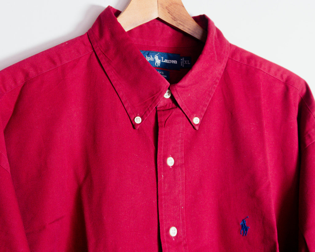 Camisa Ralph Lauren Blake roja — Talla XL