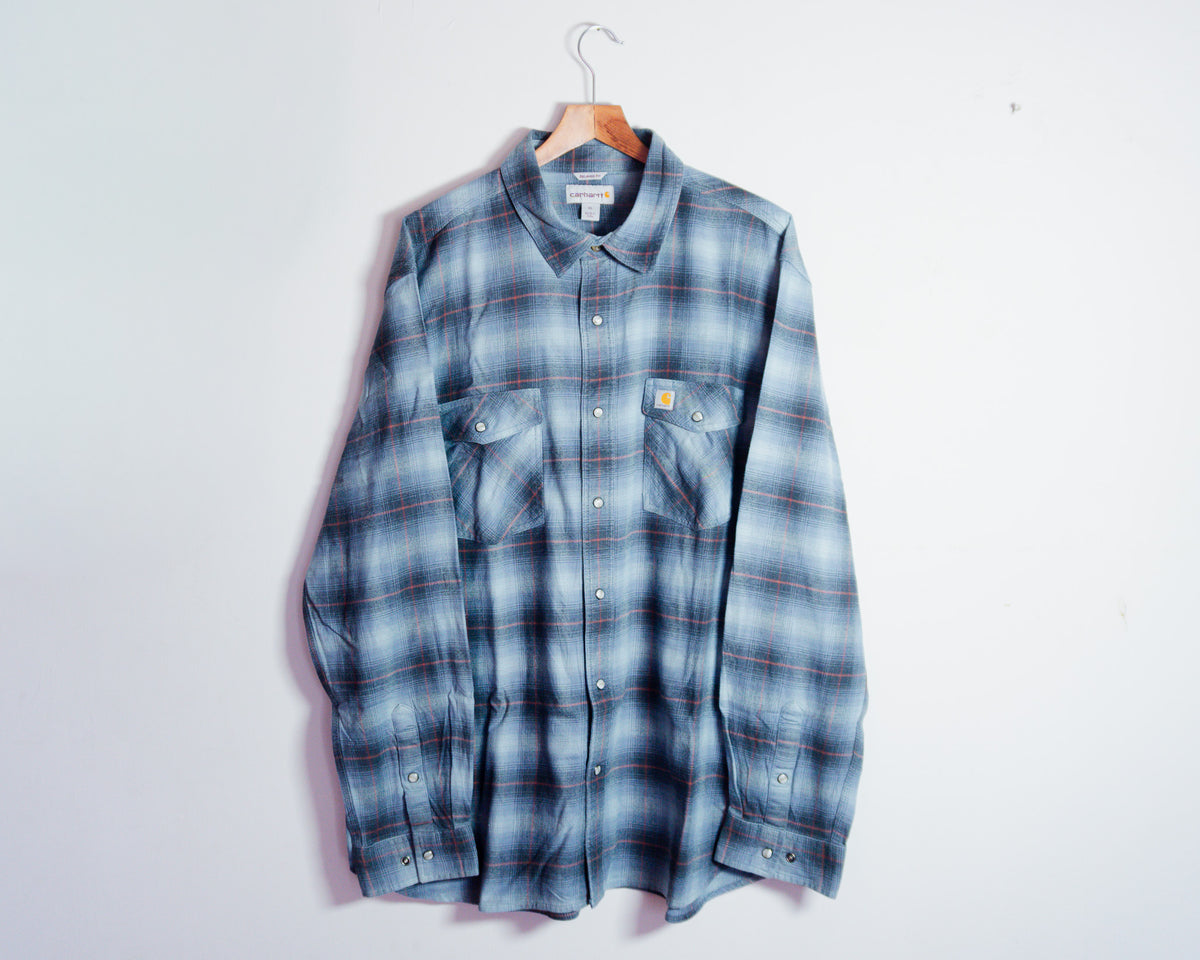 Camisa Carhartt a cuadros azules — Talla XL