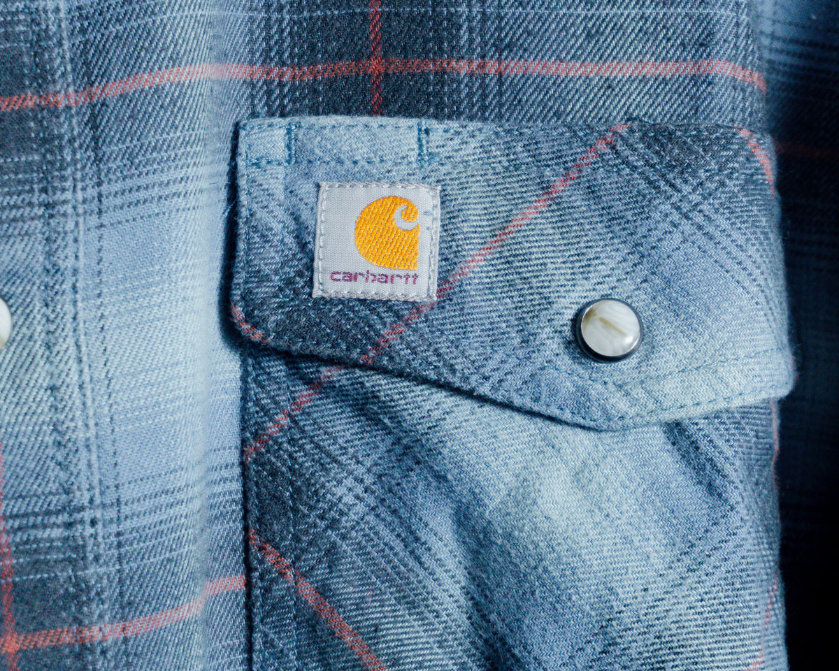 Camisa Carhartt a cuadros azules — Talla XL