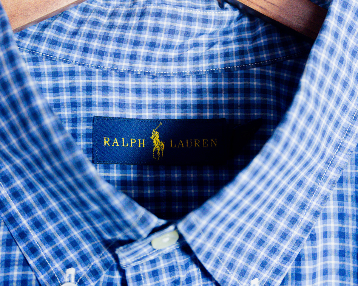 Camisa Ralph Lauren de cuadros azules — Talla XXXL
