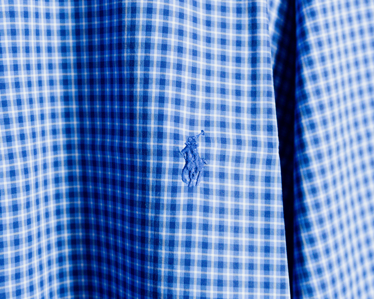 Camisa Ralph Lauren de cuadros azules — Talla XXXL