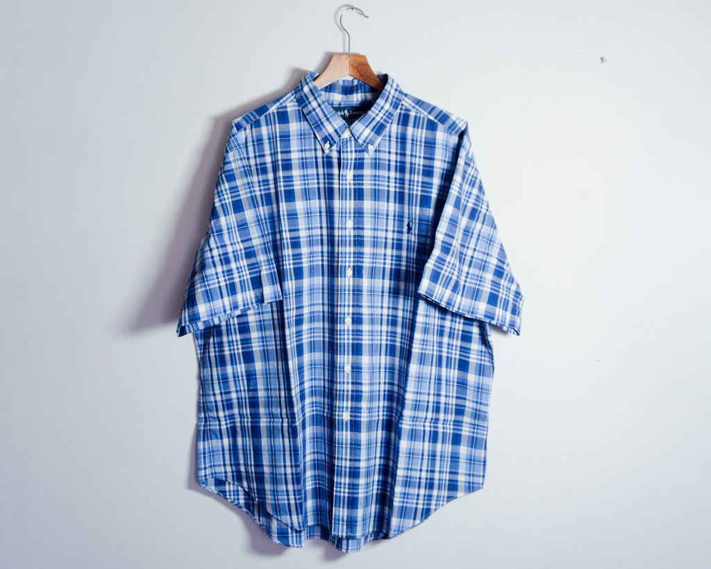 Camisa Ralph Lauren de cuadros azules — Talla XXL