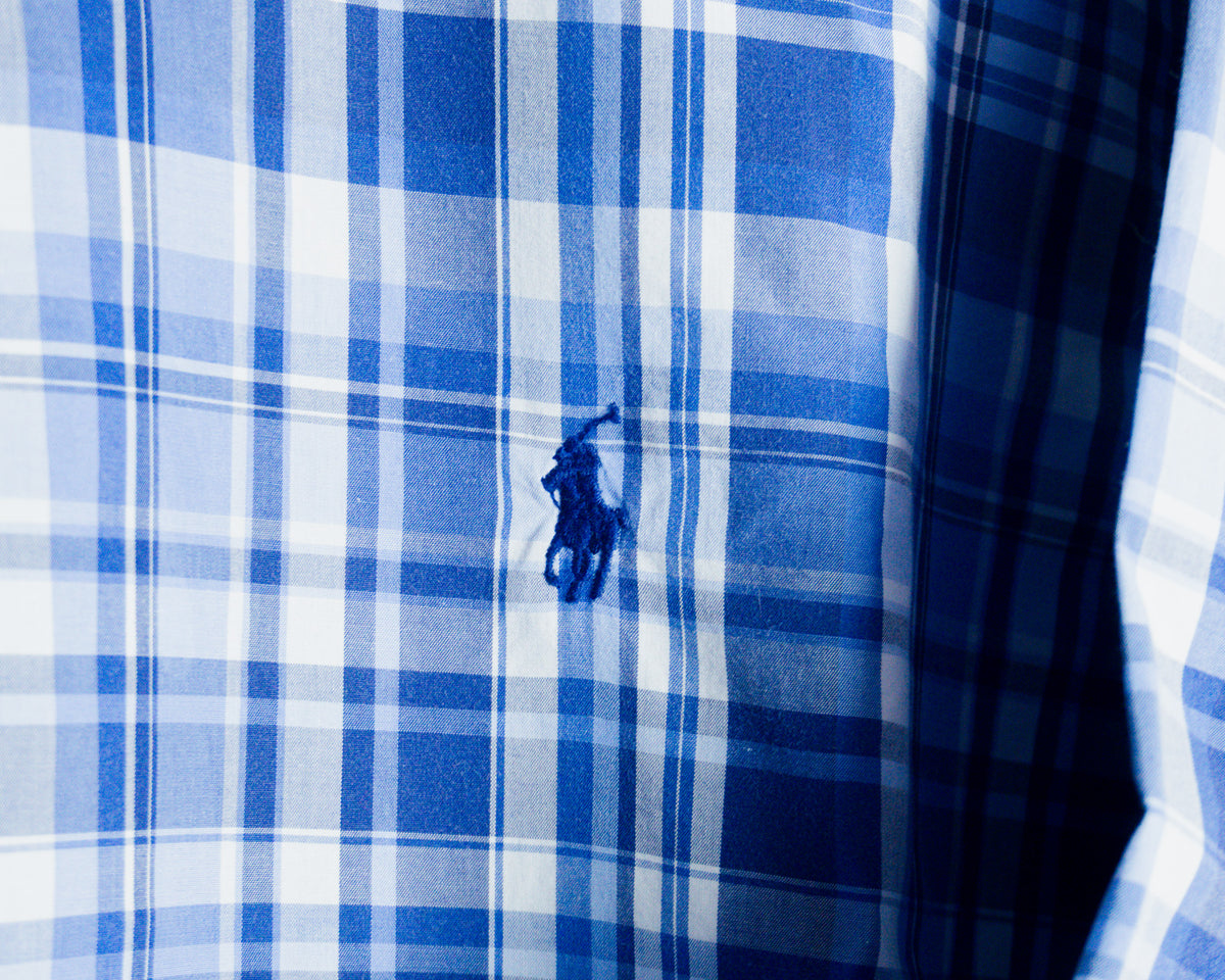 Camisa Ralph Lauren de cuadros azules — Talla XXL