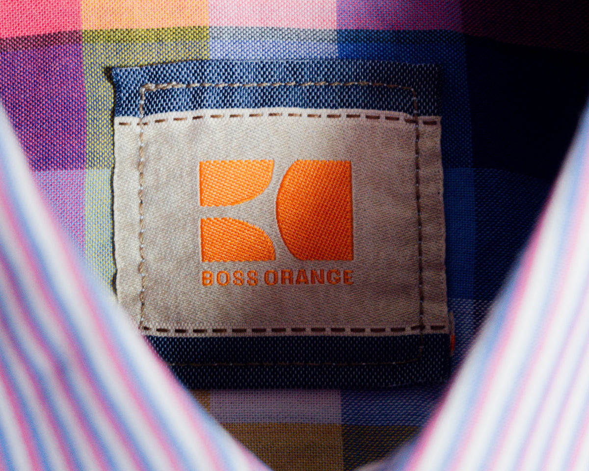 Camisa BOSS Orange de rayas — Talla S