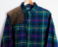 Camisa Polo Ralph Lauren tartán con parche en el hombro — Talla M