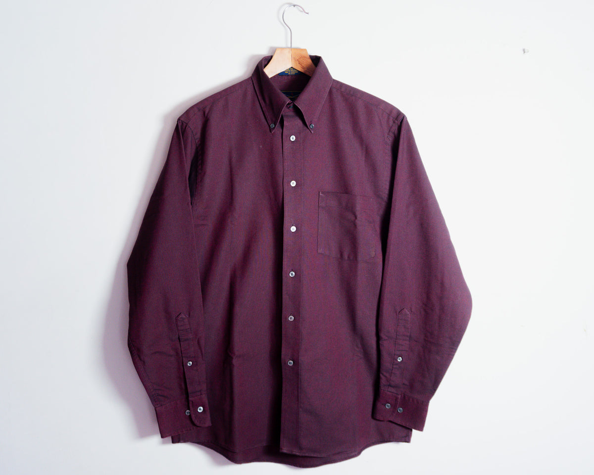 Camisa The Arrow Company burdeo — Talla 15