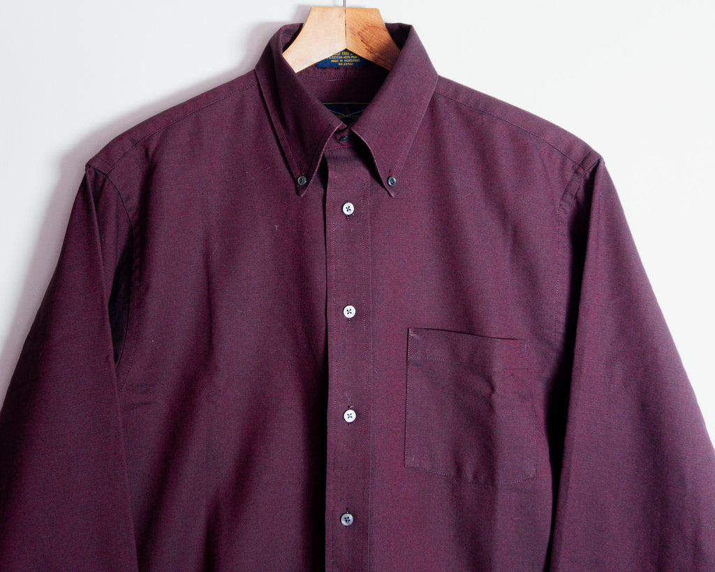 Camisa The Arrow Company burdeo — Talla 15