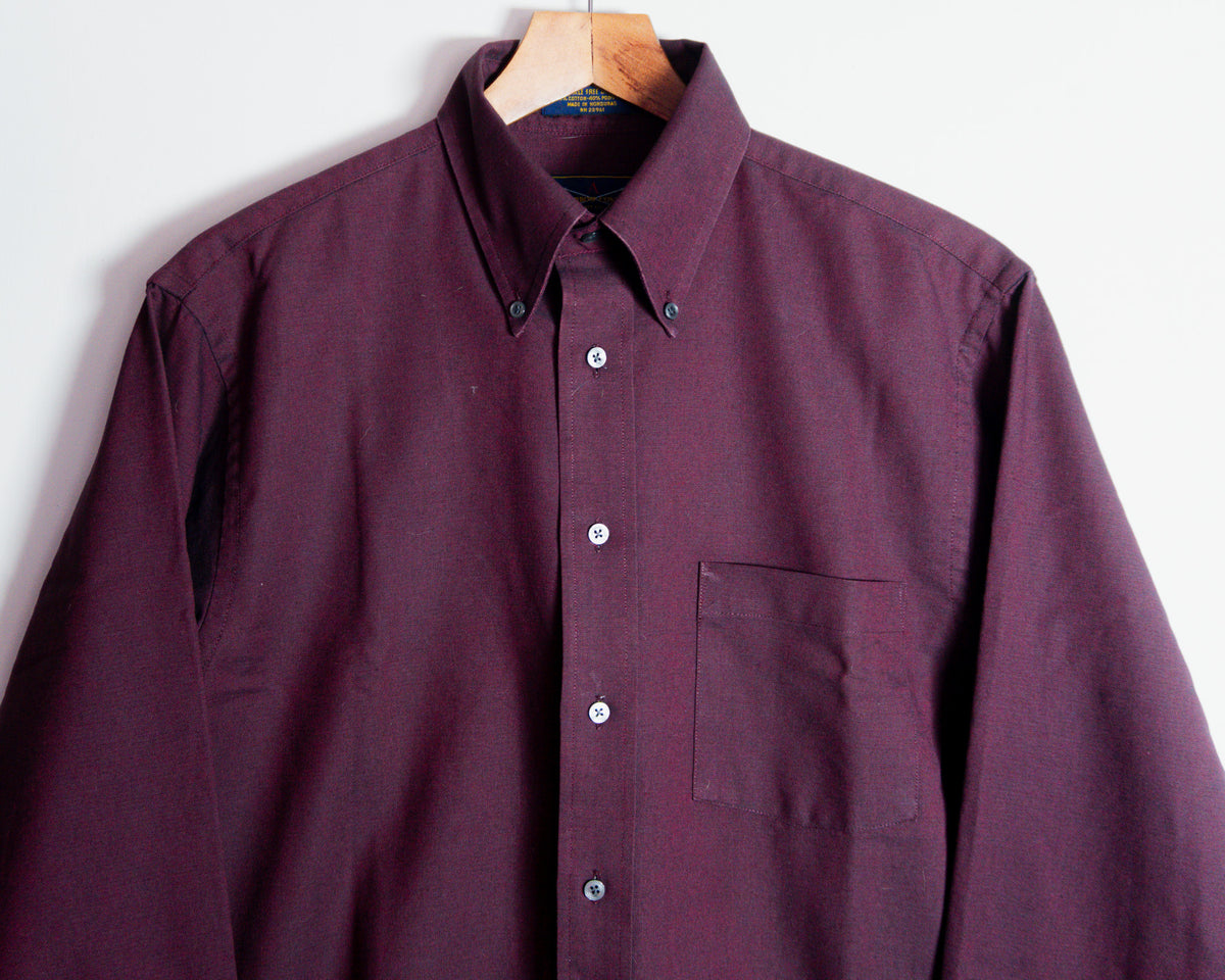 Camisa The Arrow Company burdeo — Talla 15