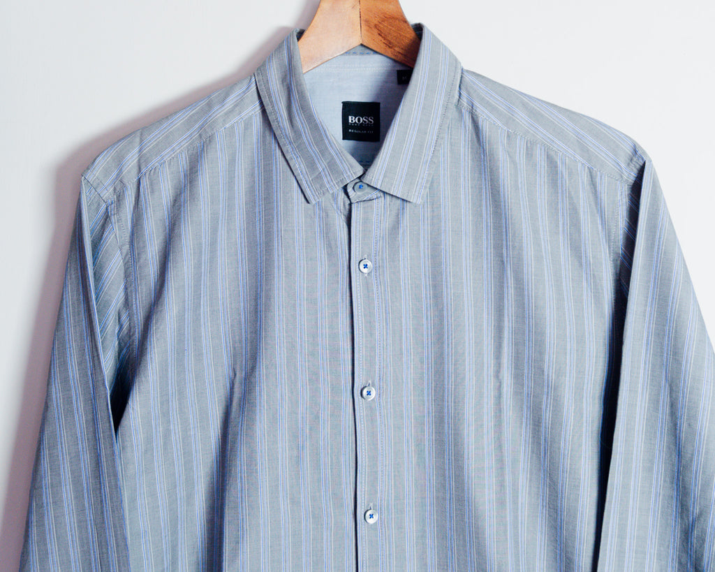 Camisa BOSS de rayas — Talla M