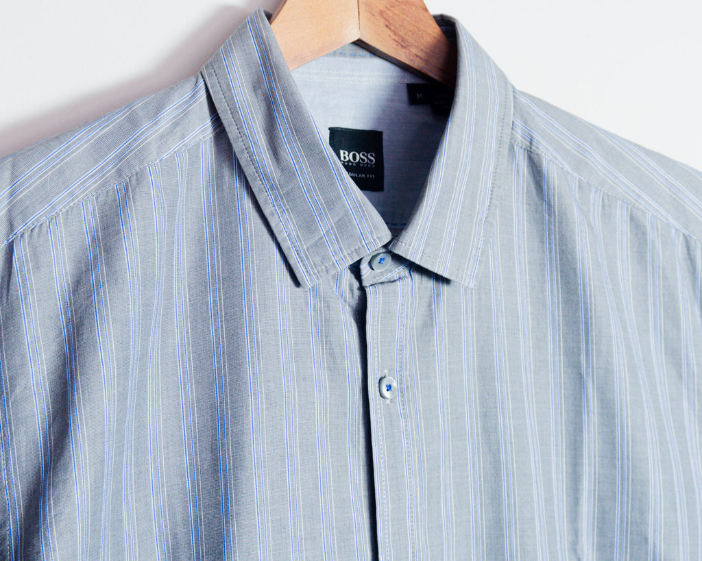 Camisa BOSS de rayas — Talla M