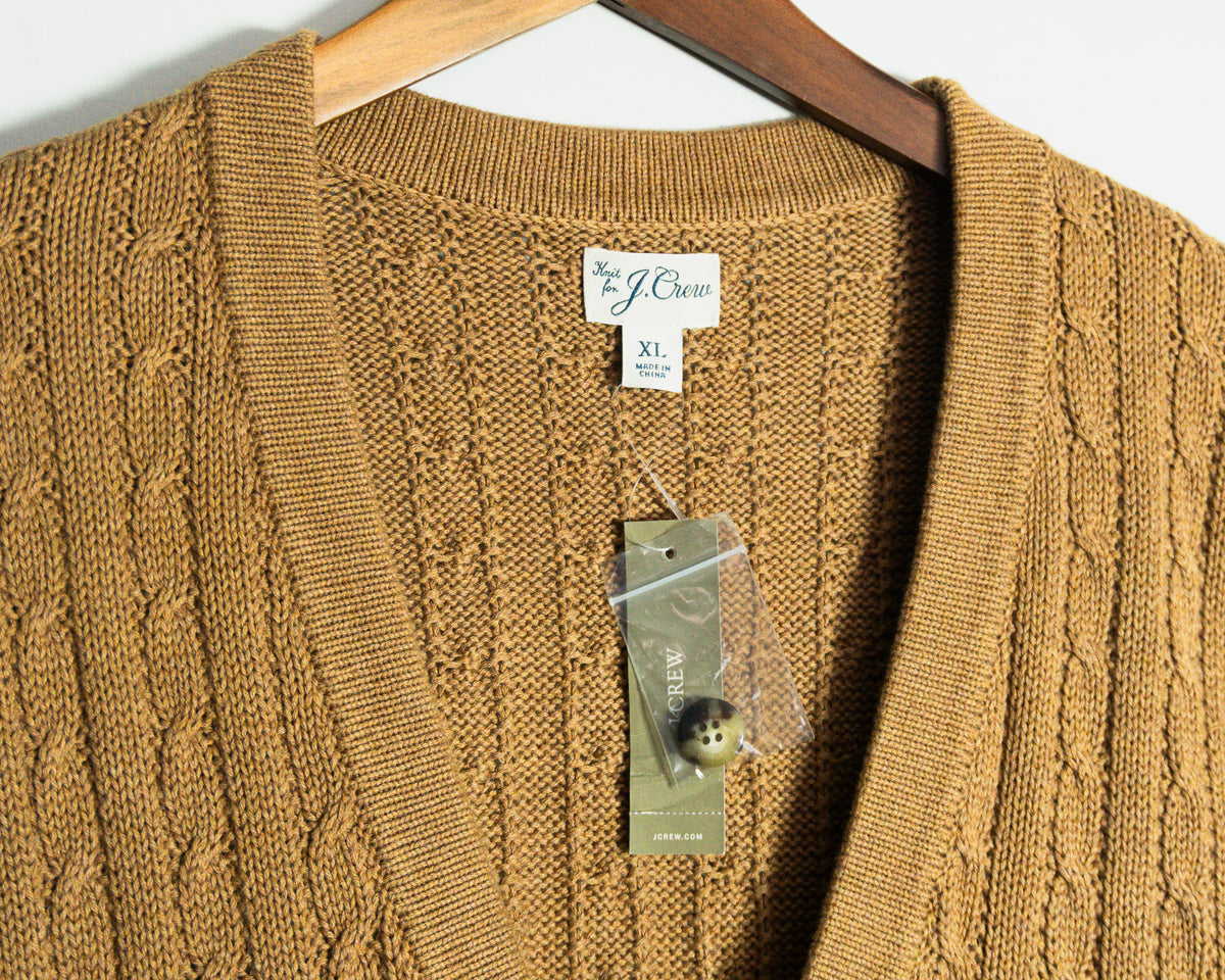 Cárdigan J.Crew sin mangas — Talla XL