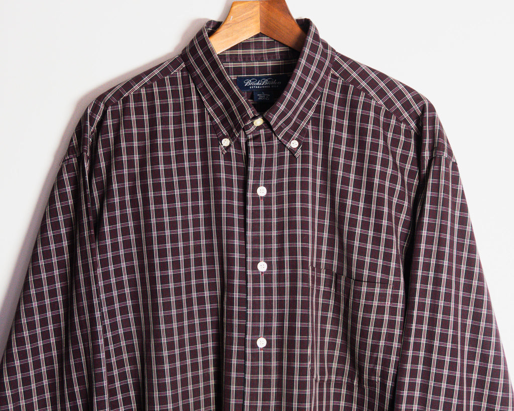 Camisa Brooks Brothers a cuadros — Talla L