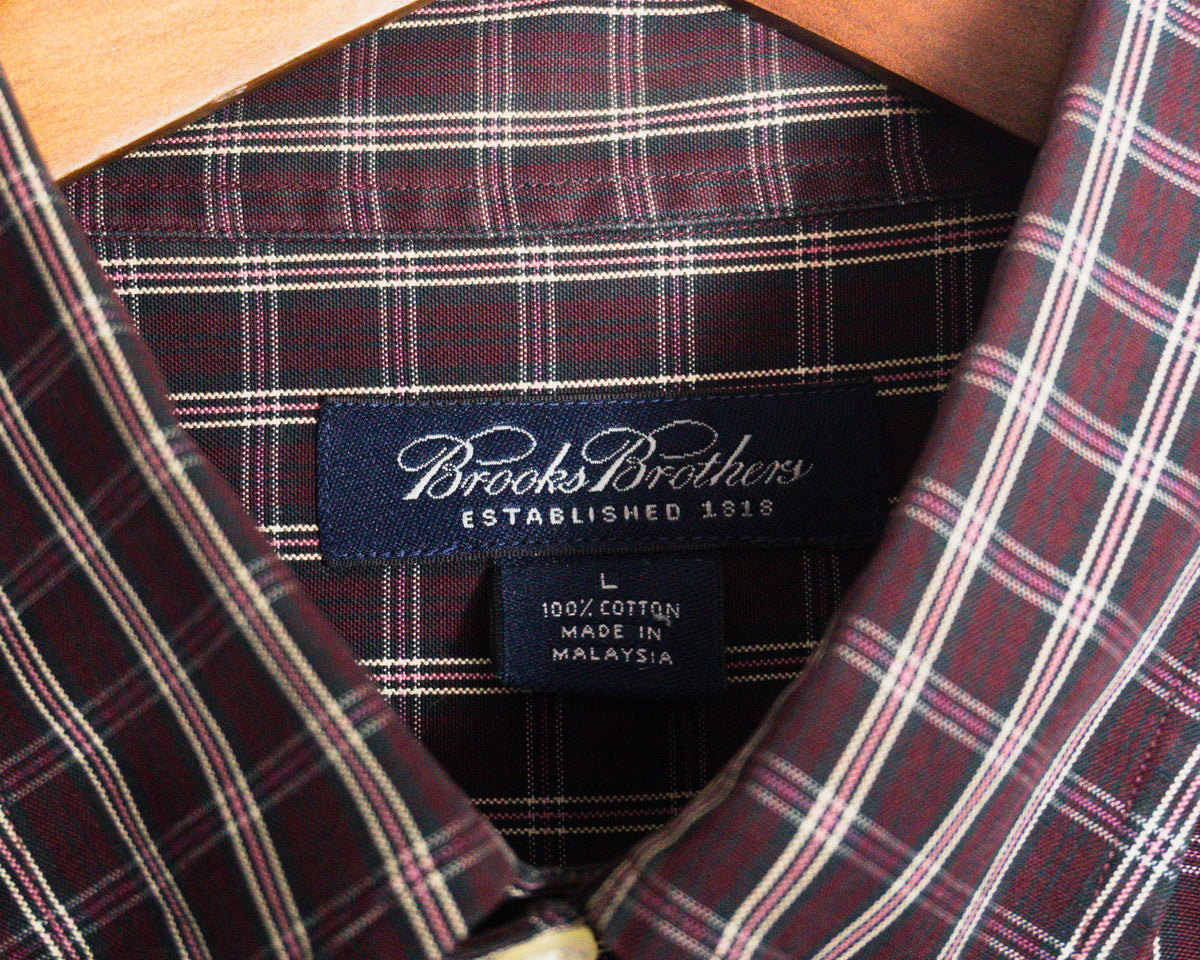 Camisa Brooks Brothers a cuadros — Talla L