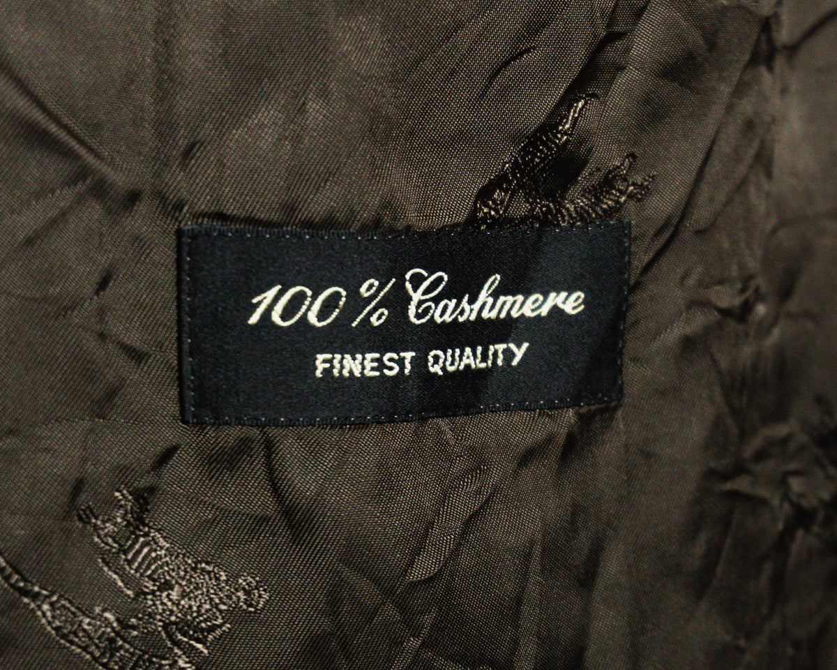 Chaqueta Burberrys cruzada de cashmere — Talla aproximada XXL