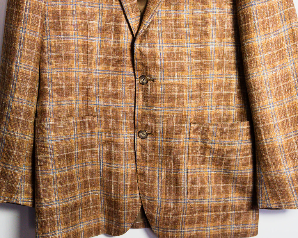 Blazer Brooks Brothers Milano a cuadros — Talla 40R