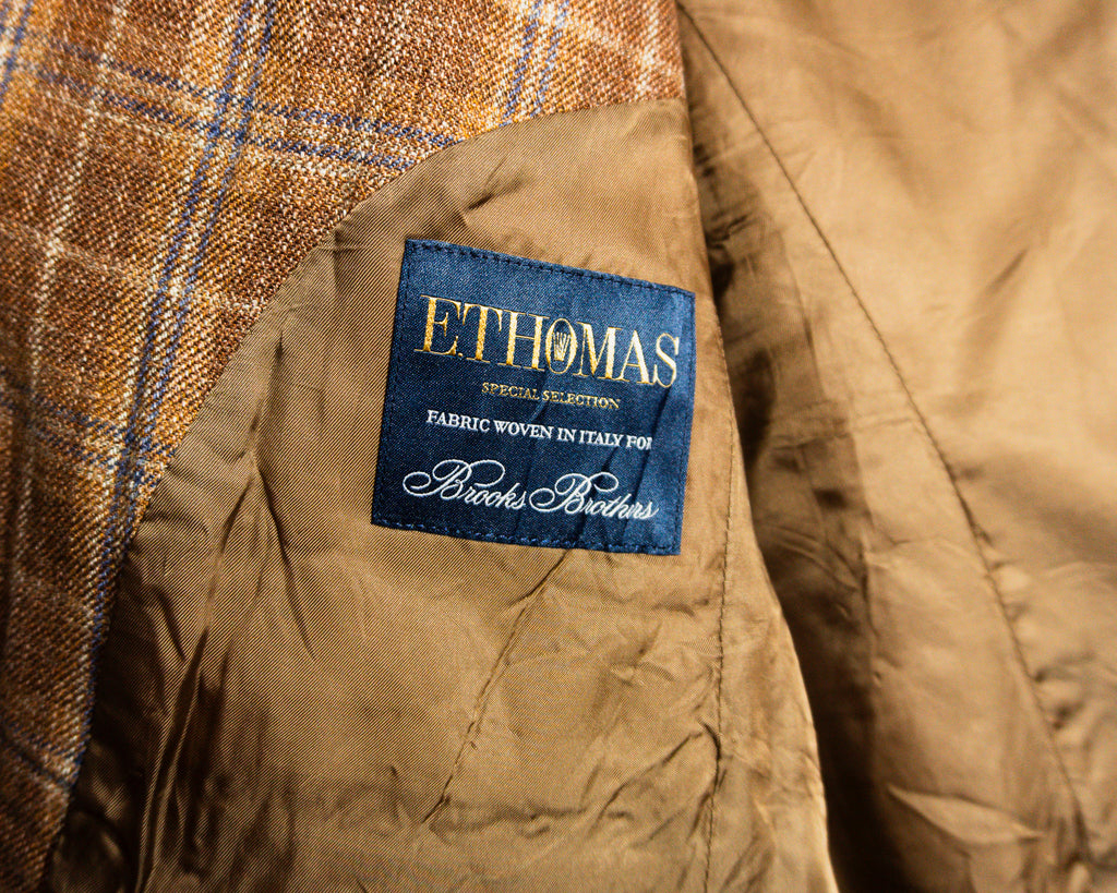 Blazer Brooks Brothers Milano a cuadros — Talla 40R