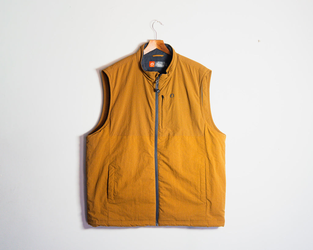 Chaleco The American Outdoorsman color ocre — Talla XL