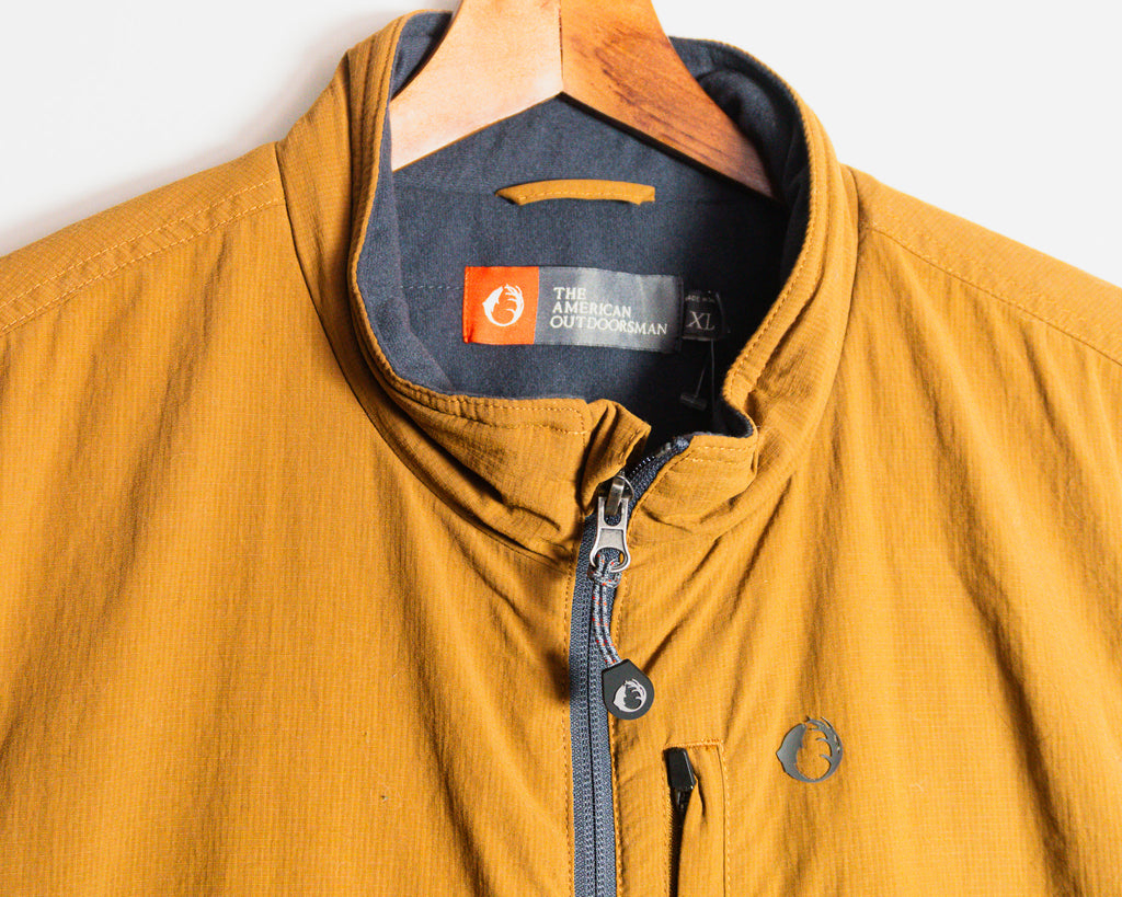 Chaleco The American Outdoorsman color ocre — Talla XL