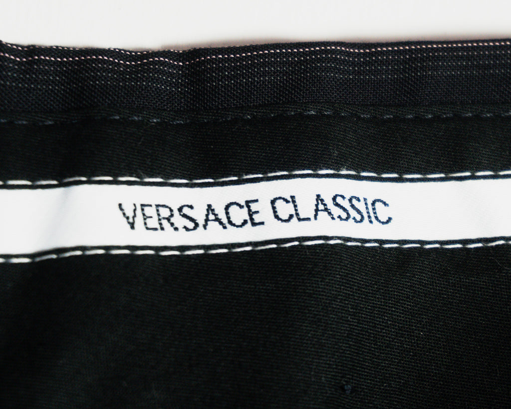 Traje Versace Classic de lana con rayas