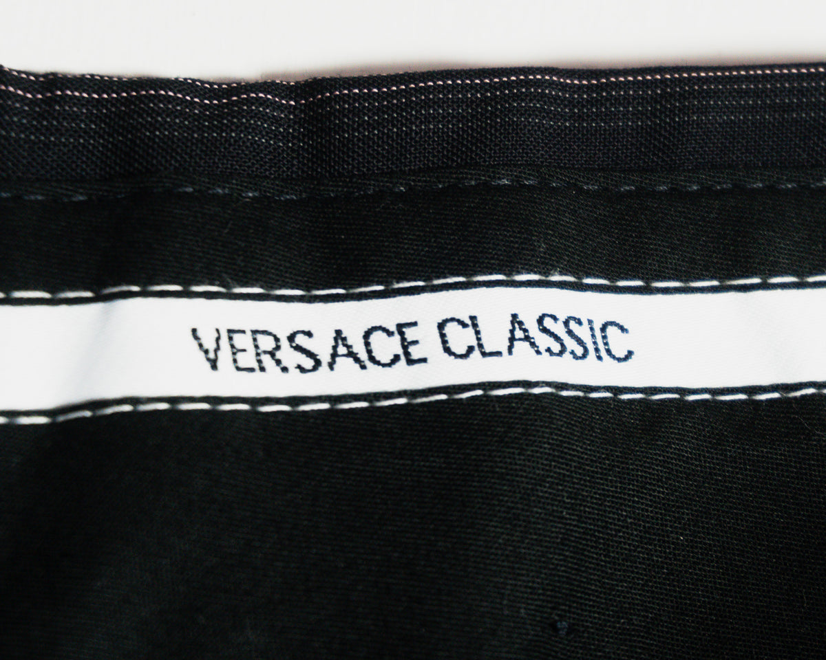 Traje Versace Classic de lana con rayas