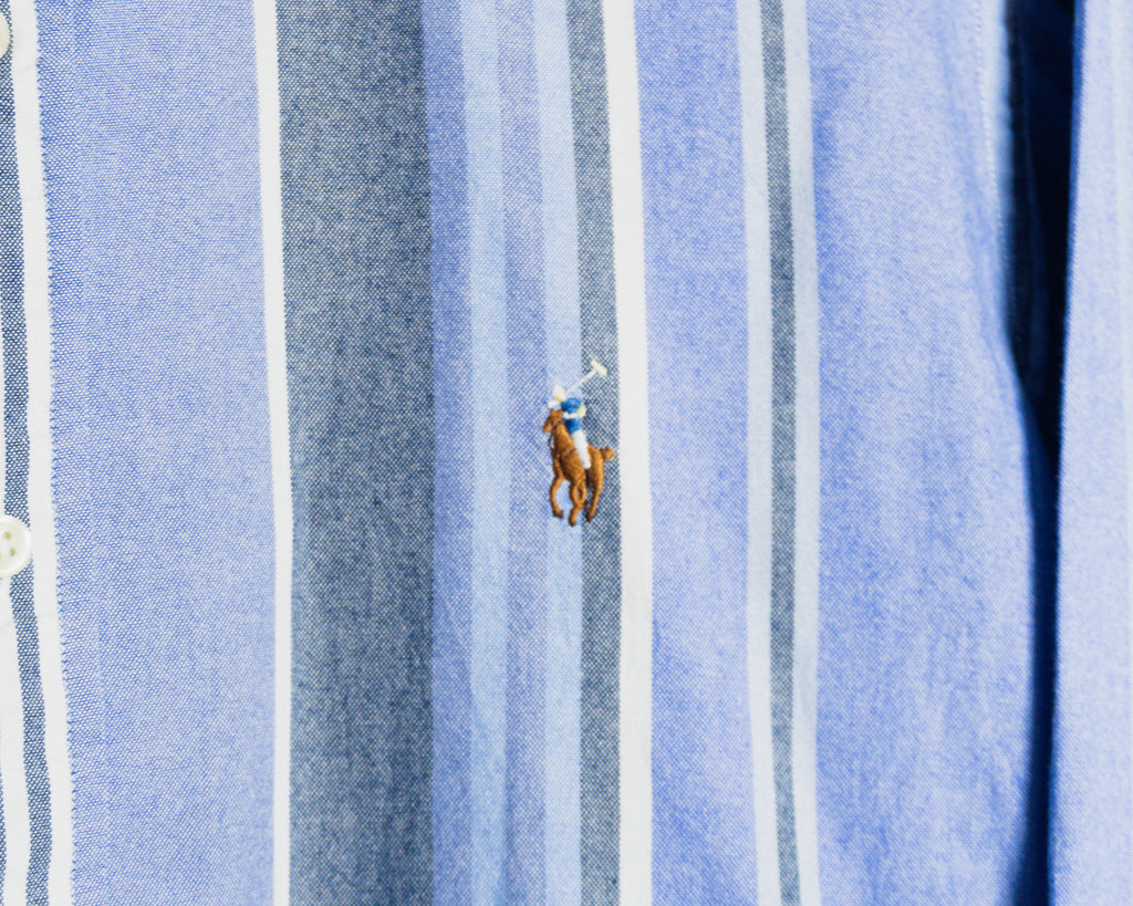 Camisa Ralph Lauren de rayas azules - Talla L