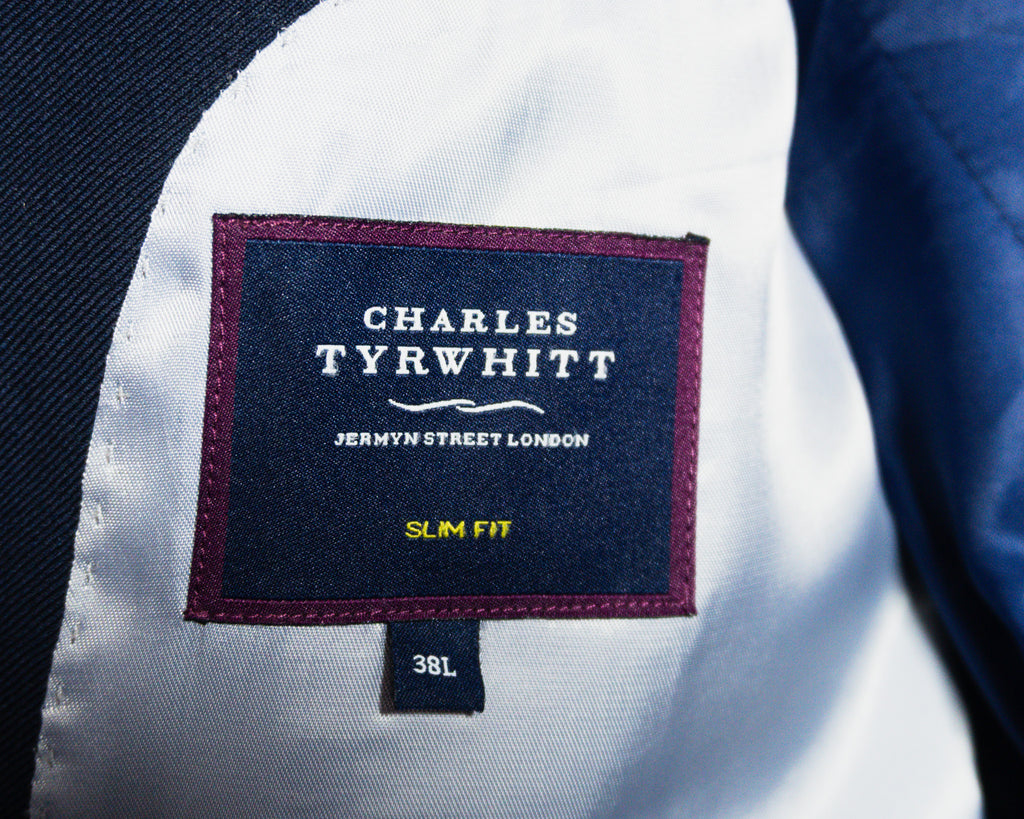 Chaqueta Charles Tyrwhitt azul marino — Talla 38L