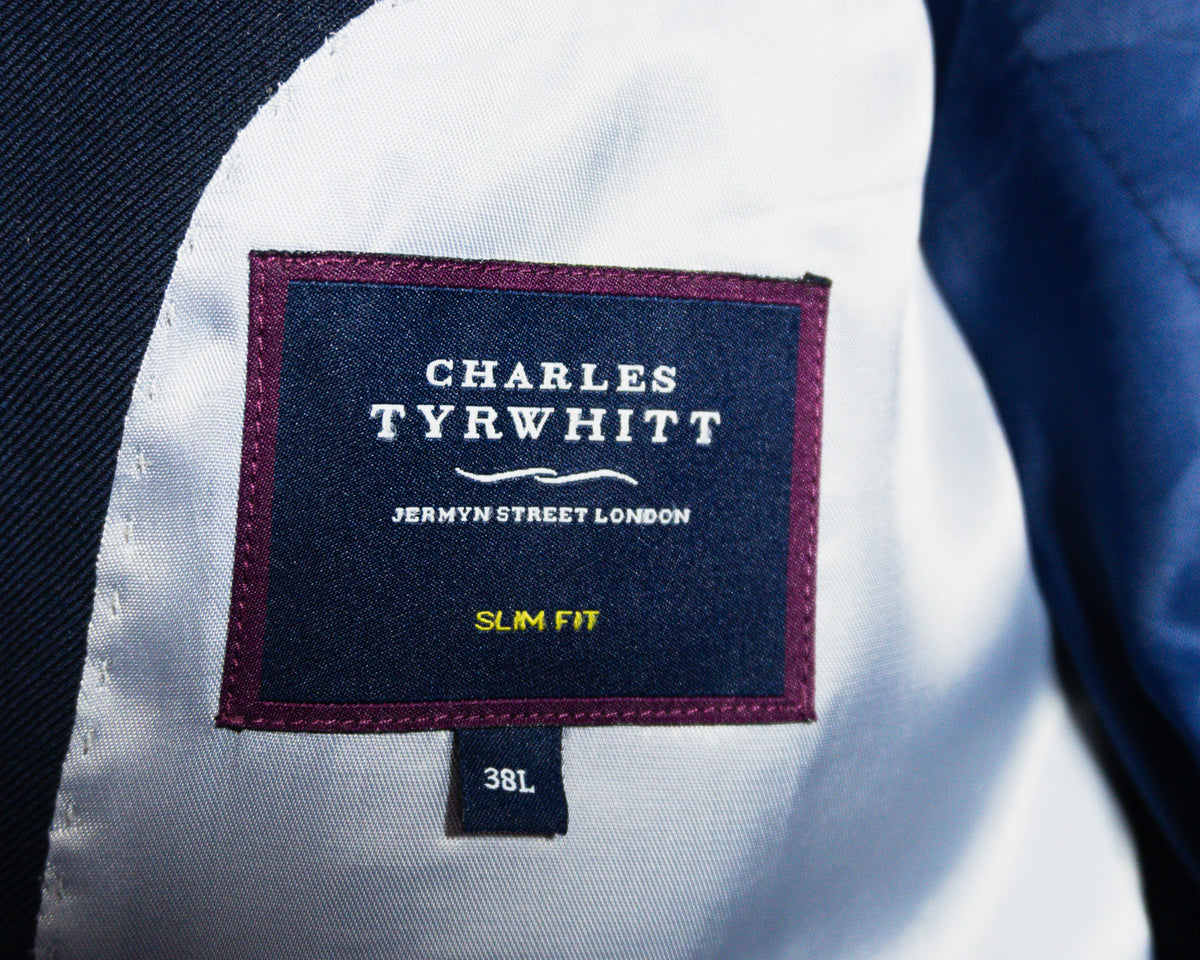 Chaqueta Charles Tyrwhitt azul marino — Talla 38L