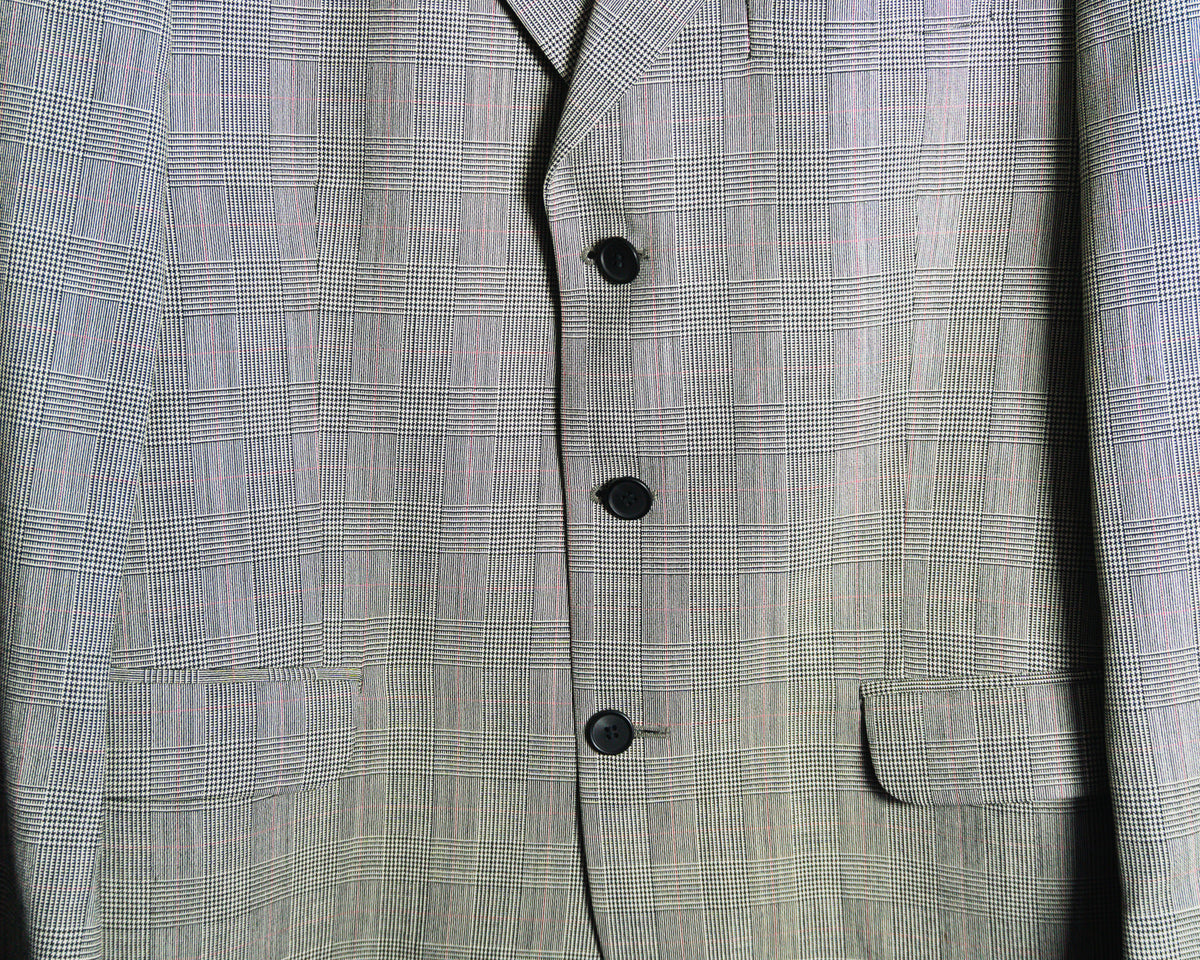 Chaqueta Yves Saint Laurent Pour Homme de cuadros — Talla 48