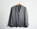 Chaqueta Z Zegna gris de lana y seda — Talla 58