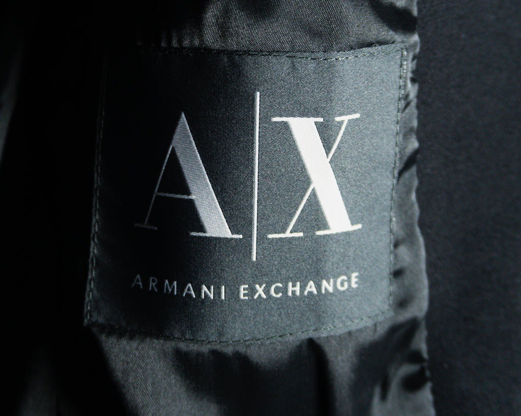 Blazer Armani Exchange negro — Talla aproximada S