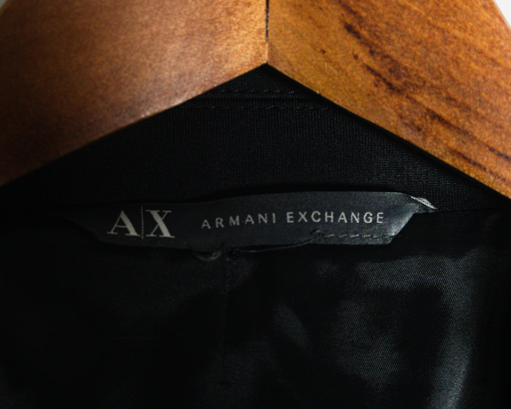 Blazer Armani Exchange negro — Talla aproximada S